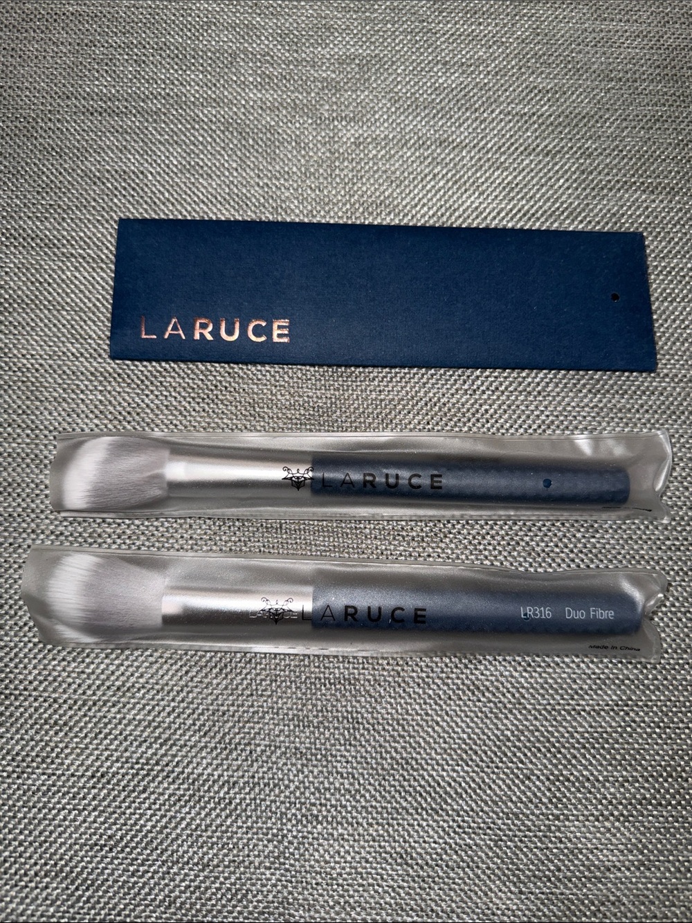 Laruce 5 pc face and eye brush set sealed brand new